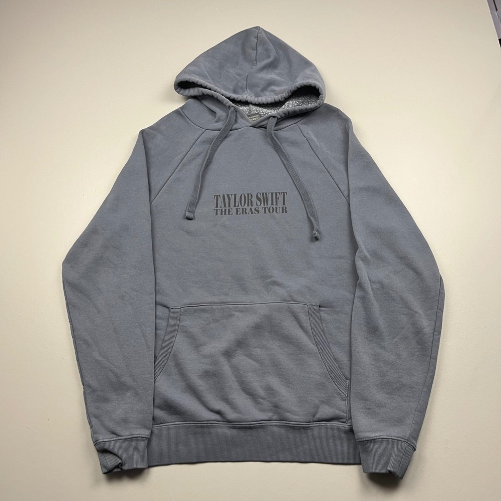 Taylor Swift Hoodie Unisex M Blue The Eras Tour 2023-2024 Official Concert Merch